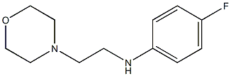 4-fluoro-N-[2-(morpholin-4-yl)ethyl]aniline Struktur