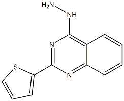 4-hydrazino-2-thien-2-ylquinazoline Struktur