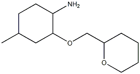 4-methyl-2-(oxan-2-ylmethoxy)cyclohexan-1-amine Struktur