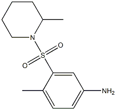 4-methyl-3-[(2-methylpiperidine-1-)sulfonyl]aniline Struktur