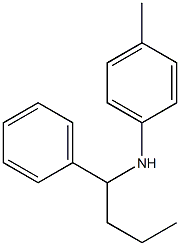 4-methyl-N-(1-phenylbutyl)aniline Struktur