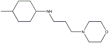 4-methyl-N-[3-(morpholin-4-yl)propyl]cyclohexan-1-amine Struktur