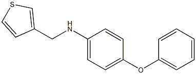 4-phenoxy-N-(thiophen-3-ylmethyl)aniline Struktur