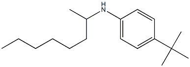 4-tert-butyl-N-(octan-2-yl)aniline Struktur