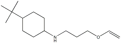 4-tert-butyl-N-[3-(ethenyloxy)propyl]cyclohexan-1-amine Struktur