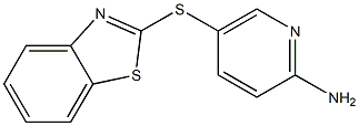 5-(1,3-benzothiazol-2-ylsulfanyl)pyridin-2-amine Struktur