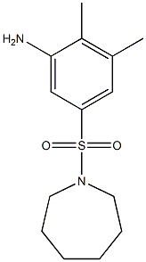 5-(azepane-1-sulfonyl)-2,3-dimethylaniline Struktur