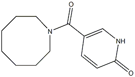 5-(azocan-1-ylcarbonyl)-1,2-dihydropyridin-2-one Struktur