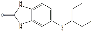 5-(pentan-3-ylamino)-2,3-dihydro-1H-1,3-benzodiazol-2-one Struktur