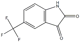 5-(trifluoromethyl)-1H-indole-2,3-dione Struktur