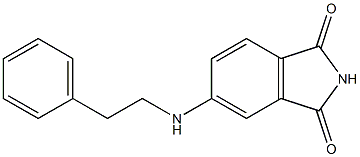 5-[(2-phenylethyl)amino]-2,3-dihydro-1H-isoindole-1,3-dione Struktur