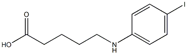 5-[(4-iodophenyl)amino]pentanoic acid Struktur