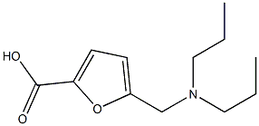 5-[(dipropylamino)methyl]-2-furoic acid Struktur