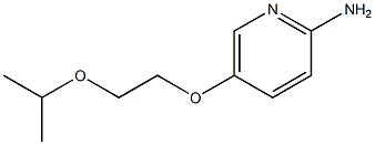 5-[2-(propan-2-yloxy)ethoxy]pyridin-2-amine Struktur