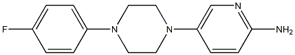 5-[4-(4-fluorophenyl)piperazin-1-yl]pyridin-2-amine Struktur