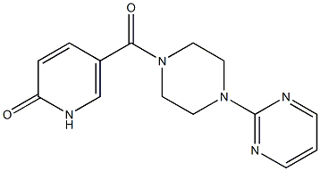 5-{[4-(pyrimidin-2-yl)piperazin-1-yl]carbonyl}-1,2-dihydropyridin-2-one Struktur