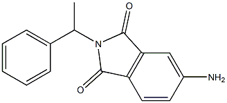 5-amino-2-(1-phenylethyl)-2,3-dihydro-1H-isoindole-1,3-dione Struktur