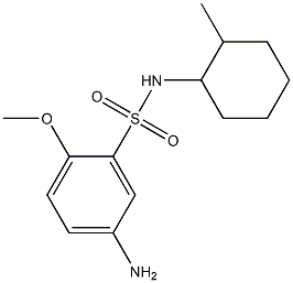 5-amino-2-methoxy-N-(2-methylcyclohexyl)benzene-1-sulfonamide Struktur