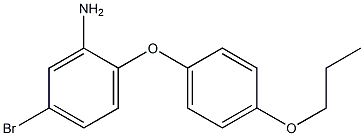 5-bromo-2-(4-propoxyphenoxy)aniline Struktur