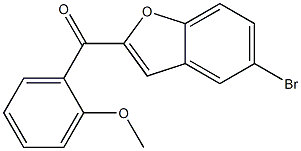 5-bromo-2-[(2-methoxyphenyl)carbonyl]-1-benzofuran Struktur