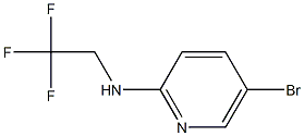 5-bromo-N-(2,2,2-trifluoroethyl)pyridin-2-amine Struktur