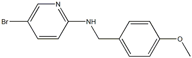 5-bromo-N-[(4-methoxyphenyl)methyl]pyridin-2-amine Struktur