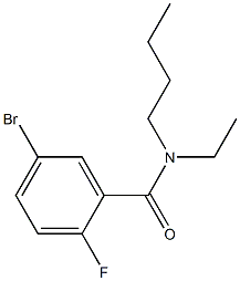 5-bromo-N-butyl-N-ethyl-2-fluorobenzamide Struktur