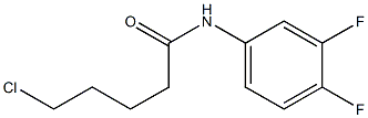 5-chloro-N-(3,4-difluorophenyl)pentanamide Struktur