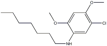 5-chloro-N-heptyl-2,4-dimethoxyaniline Struktur