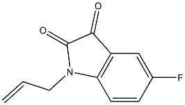 5-fluoro-1-(prop-2-en-1-yl)-2,3-dihydro-1H-indole-2,3-dione Struktur