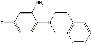 5-fluoro-2-(1,2,3,4-tetrahydroisoquinolin-2-yl)aniline Struktur