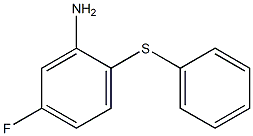 5-fluoro-2-(phenylsulfanyl)aniline Struktur