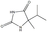 5-isopropyl-5-methylimidazolidine-2,4-dione Struktur