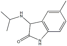 5-methyl-3-(propan-2-ylamino)-2,3-dihydro-1H-indol-2-one Struktur