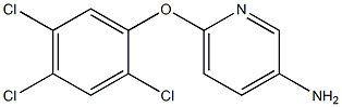 6-(2,4,5-trichlorophenoxy)pyridin-3-amine Struktur