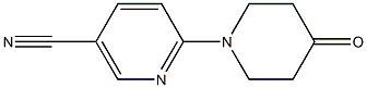 6-(4-oxopiperidin-1-yl)nicotinonitrile Struktur