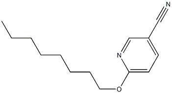 6-(octyloxy)pyridine-3-carbonitrile Struktur