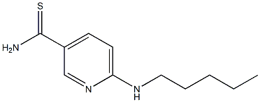 6-(pentylamino)pyridine-3-carbothioamide Struktur