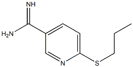 6-(propylsulfanyl)pyridine-3-carboximidamide Struktur