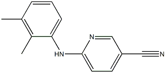 6-[(2,3-dimethylphenyl)amino]pyridine-3-carbonitrile Struktur