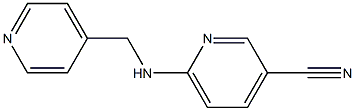 6-[(pyridin-4-ylmethyl)amino]pyridine-3-carbonitrile Struktur