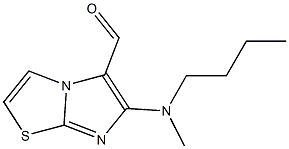 6-[butyl(methyl)amino]imidazo[2,1-b][1,3]thiazole-5-carbaldehyde Struktur