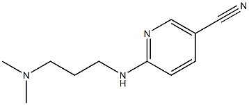 6-{[3-(dimethylamino)propyl]amino}nicotinonitrile Struktur