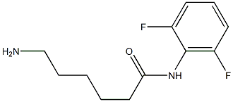 6-amino-N-(2,6-difluorophenyl)hexanamide Struktur