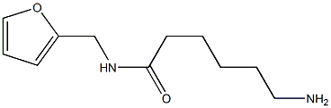 6-amino-N-(2-furylmethyl)hexanamide Struktur