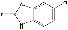 6-chloro-2,3-dihydro-1,3-benzoxazole-2-thione Struktur