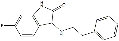 6-fluoro-3-[(2-phenylethyl)amino]-2,3-dihydro-1H-indol-2-one Struktur