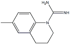 6-methyl-1,2,3,4-tetrahydroquinoline-1-carboximidamide Struktur