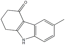 6-methyl-2,3,4,9-tetrahydro-1H-carbazol-4-one Struktur