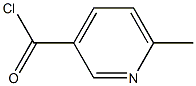 6-methylpyridine-3-carbonyl chloride Struktur